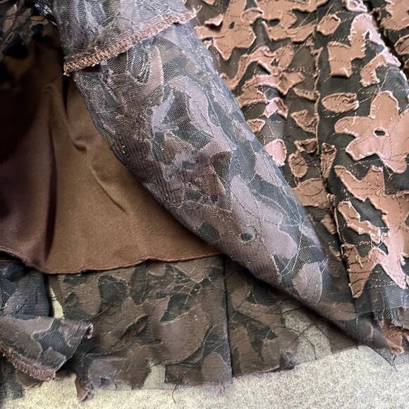 Vintage Coldwater Creek Floral Embroidered Maxi Skirt - Picture 4 of 7